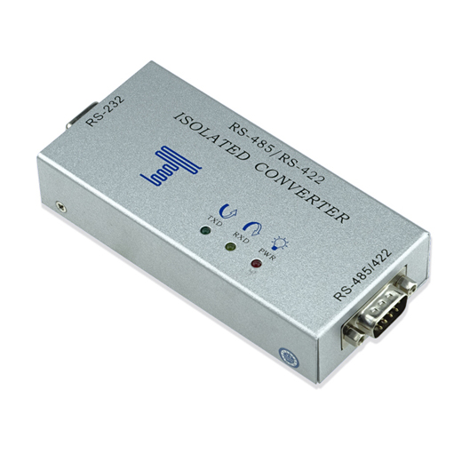 Optoelectronic isolation RS232 to RS485-422 converter