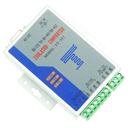 Industrial grade photoelectric isolation RS232 to RS485/422 converter